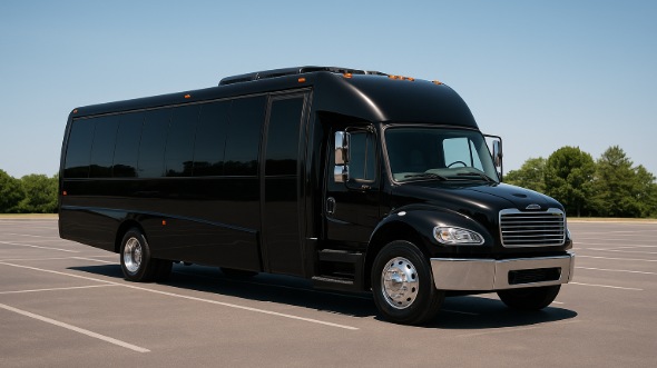 Exterior of Charter Bus Company Gulfport's 15 Passenger Minibus in Gulfport
