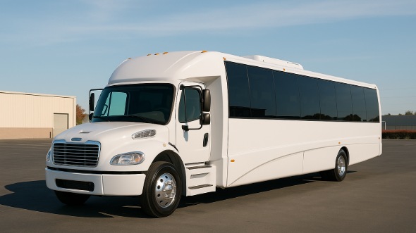 Exterior of Charter Bus Company Gulfport's 20 Passenger Mini bus in Gulfport
