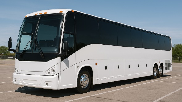 Exterior of Charter Bus Company Gulfport's 55 Passenger Charter Bus in Gulfport