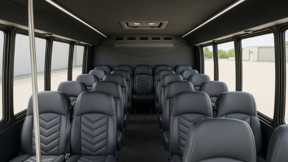 gulfport 15 passenger minibus inside