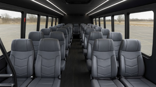 gulfport 18 passenger minibus inside