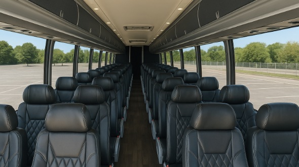 gulfport 56 passenger charter bus interior