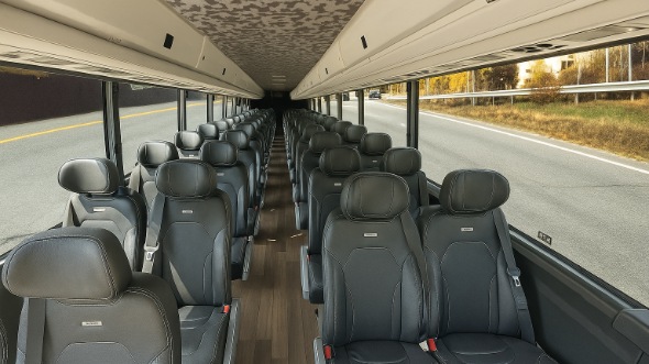 mobile 28 passenger minibus