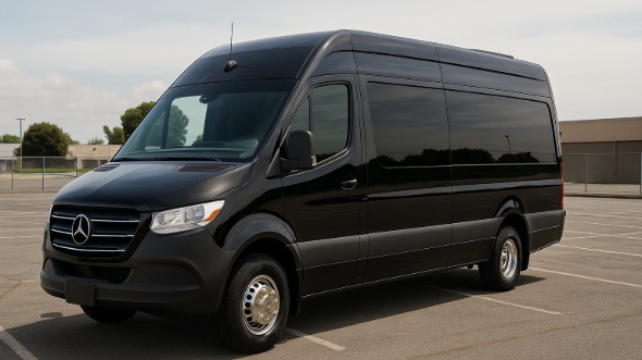 Exterior of Charter Bus Company Gulfport's Sprinter Limo in Gulfport